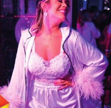 Bruna em uma edição anterior do Baile